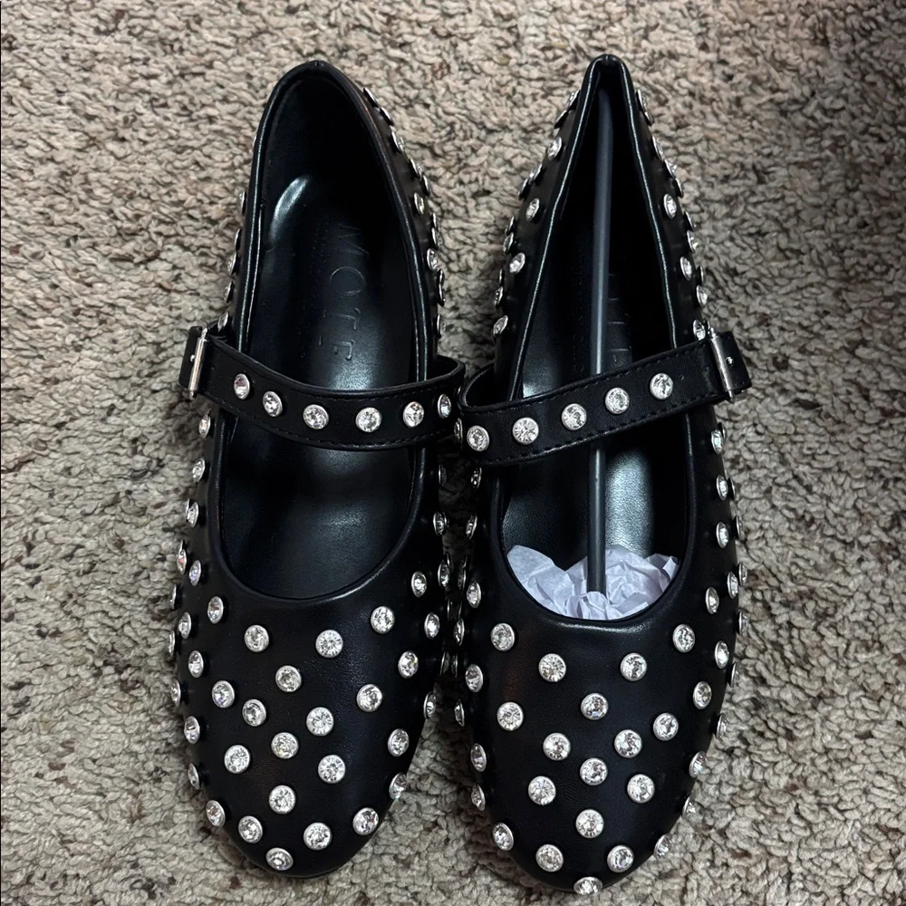 Studded Ballerina Flats - Picture 2 of 4